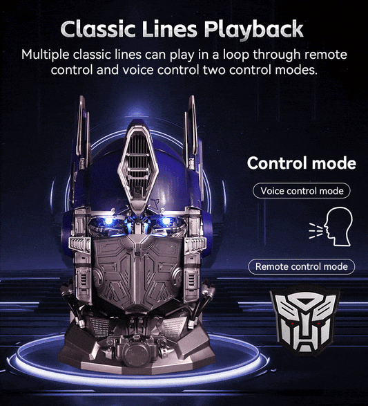 TRANSFORMERS Optimus Prime Wearable Helmet Collectible Voice Changer(In stock now)