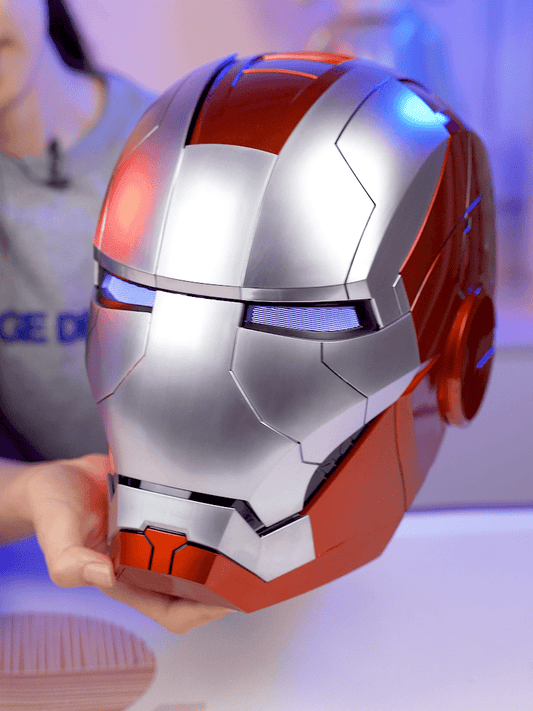 Killerbody 1: 1 Collectible Iron Man MK5 Wearable Helmet with Bluetooth Speaker stand