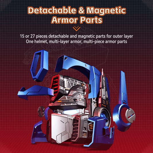Transformers G1 Optimus Prime Wearable Helmet w/ Detachable Armor Parts(Standard Version)