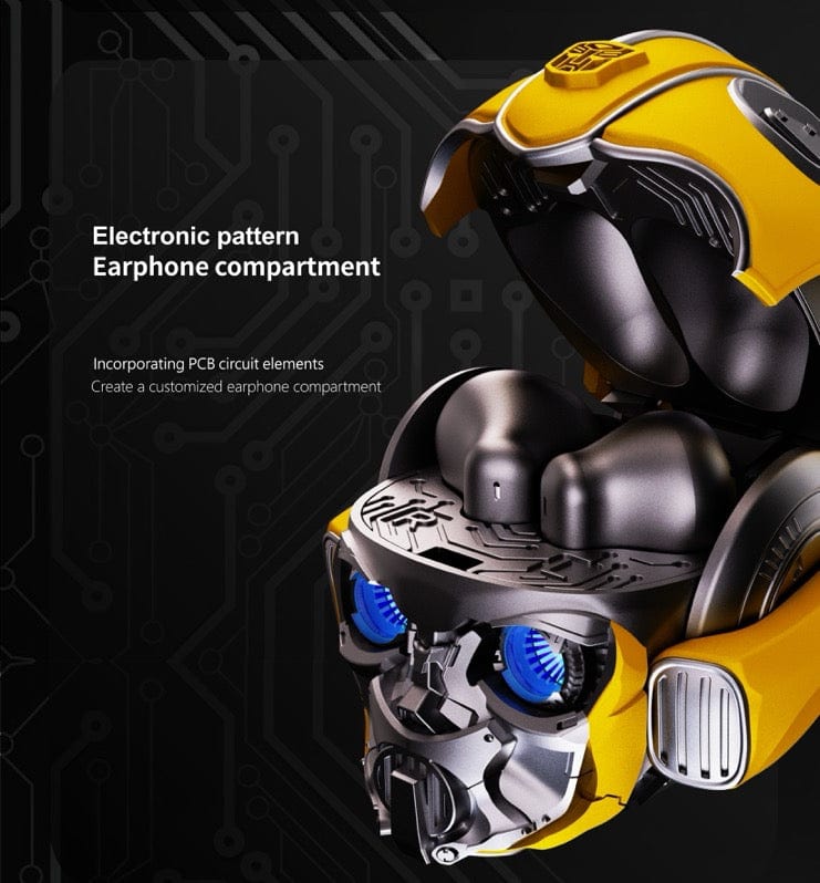 Alloy Bumblebee Bluetooth Earphones- Grey Wireless Earbuds