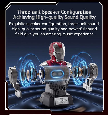 Killerbody Mk5 Pressure-relief Bust Bluetooth Speaker Portable Bluetooth Speaker with Stereo Sound, 4-Hour Playtime, Wireless Stereo Pairing, Speaker for Home, Outdoors, Travel