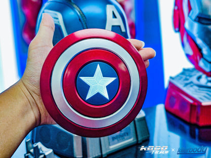 Collectible Captain America Pressure-relief Shield w/ Bluetooth Speaker