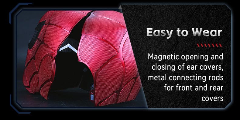 Marvel 1: 1 Collectible Iron Spider Man Wearable Helmet