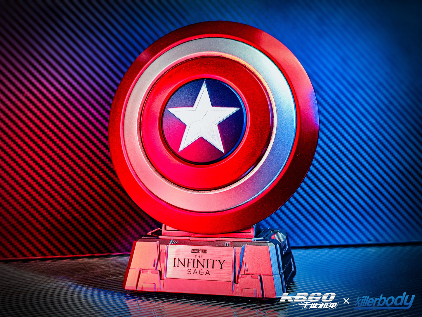 Collectible Captain America Pressure-relief Shield w/ Bluetooth Speaker