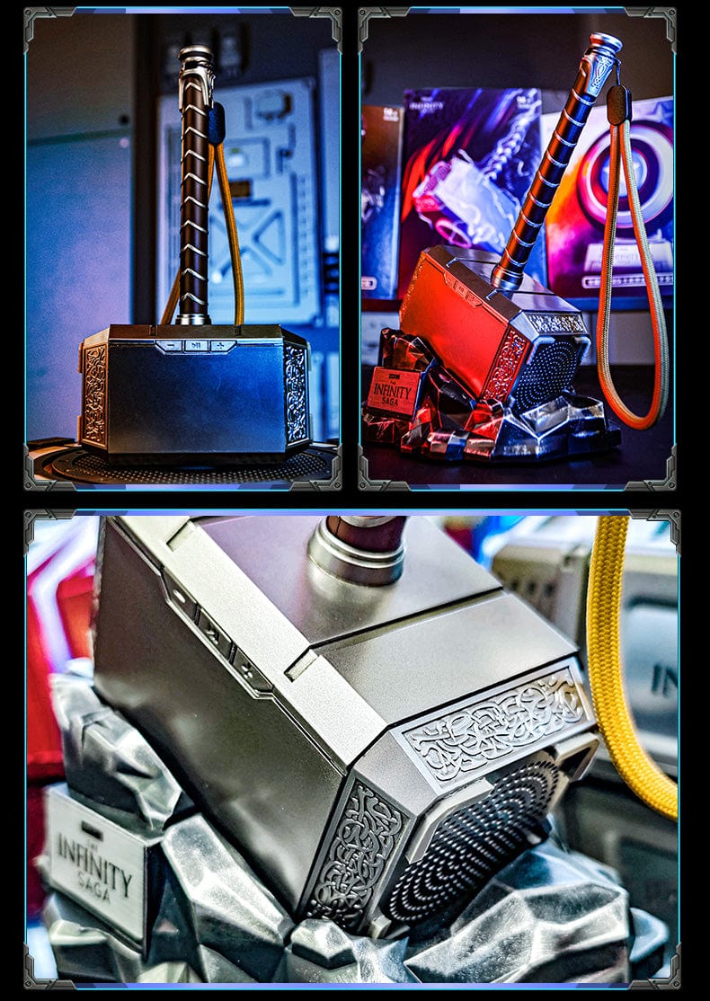 Collectible Pressure-relief Mjolnir w/ Bluetooth speaker