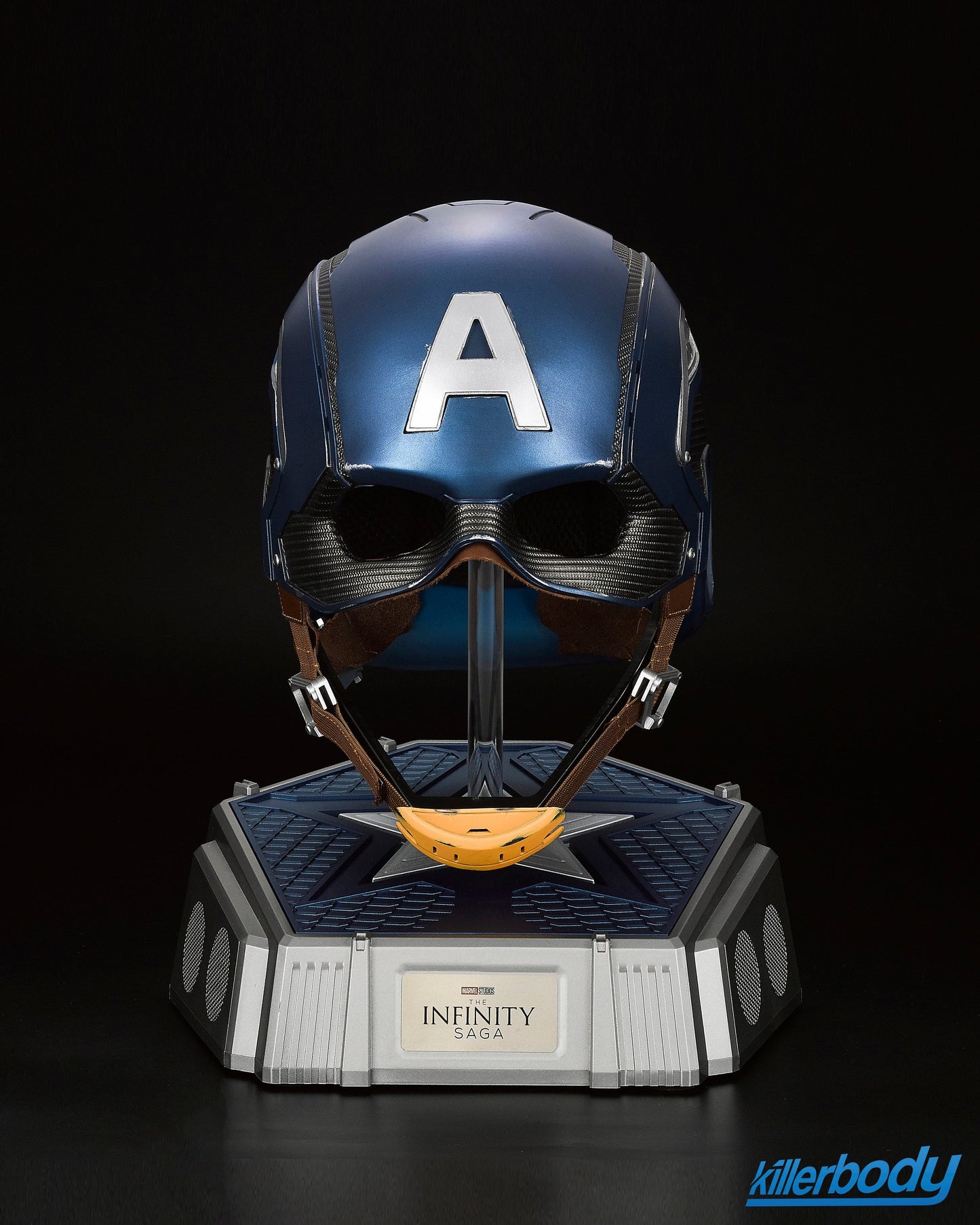 Killerbody 1: 1 Collectible Bluetooth Speaker Captain America Wearable Helmet