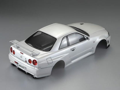 Killerbody 1/10 NISSAN SKYLINE (BNR34) RC Car Finished Body (Pearl-white) #48644