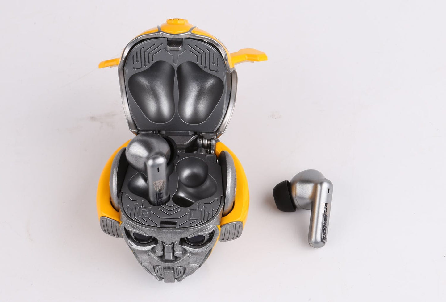 Alloy Bumblebee Bluetooth Earphones- Grey Wireless Earbuds