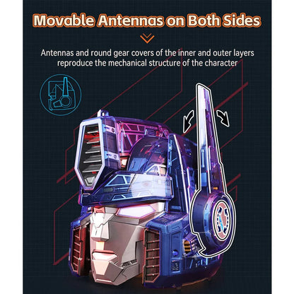 Transformers G1 Optimus Prime Wearable Helmet w/ Detachable Armor Parts（Deluxe Version）