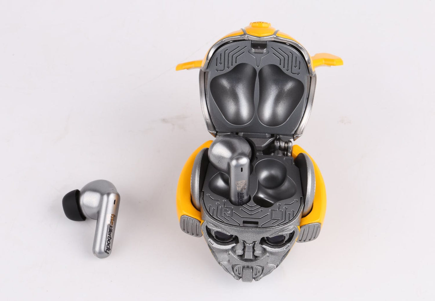 Alloy Bumblebee Bluetooth Earphones- Grey Wireless Earbuds