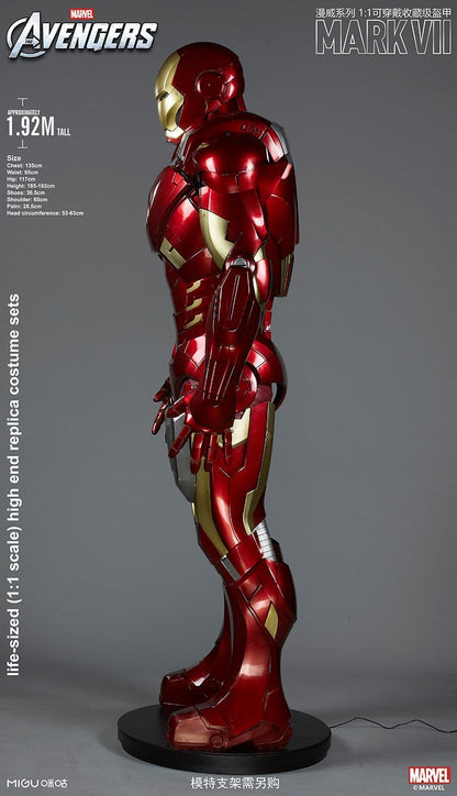 1:1 Iron Man MK7 Suit Life-size Wearable Armour Newly Upgraded Deluxe Version Marvel Licensed($300 is only the deposit!!)