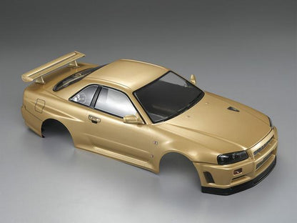Killerbody 1/10 48645 NISSAN SKYLINE (BNR34)  Finished Body Champagne-gold