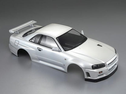 Killerbody 1/10 NISSAN SKYLINE (BNR34) RC Car Finished Body (Pearl-white) #48644