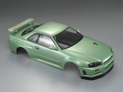 Killerbody 1/10 NISSAN SKYLINE (BNR34)  Finished Body Champagne-green