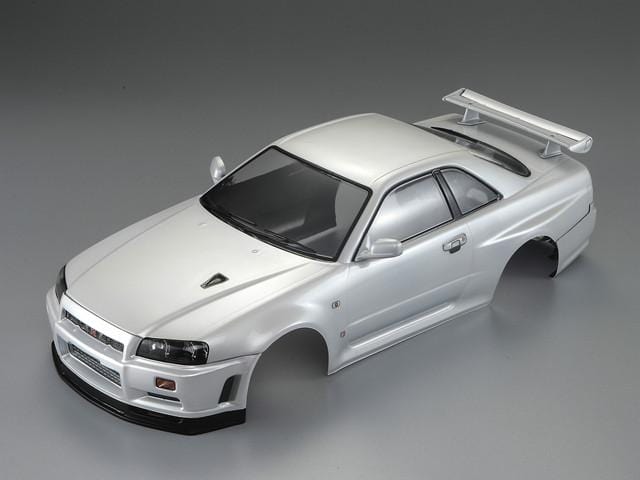 Killerbody 1/10 NISSAN SKYLINE (BNR34) RC Car Finished Body (Pearl-white) #48644