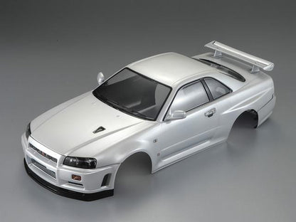 Killerbody 1/10 NISSAN SKYLINE (BNR34) RC Car Finished Body (Pearl-white) #48644