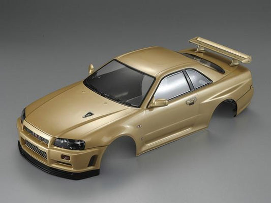 Killerbody 1/10 48645 NISSAN SKYLINE (BNR34)  Finished Body Champagne-gold