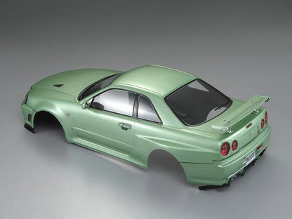 Killerbody 1/10 NISSAN SKYLINE (BNR34)  Finished Body Champagne-green