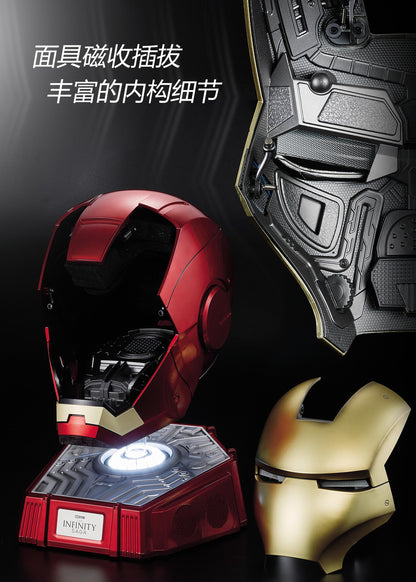 Killerbody 1: 1 Collectible  Iron Man MK7 Wearable Helmet with Bluetooth Speaker Stand