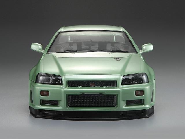 Killerbody 1/10 NISSAN SKYLINE (BNR34)  Finished Body Champagne-green