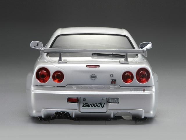 Killerbody 1/10 NISSAN SKYLINE (BNR34) RC Car Finished Body (Pearl-white) #48644