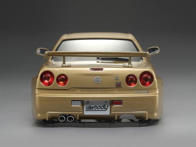 Killerbody 1/10 48645 NISSAN SKYLINE (BNR34)  Finished Body Champagne-gold