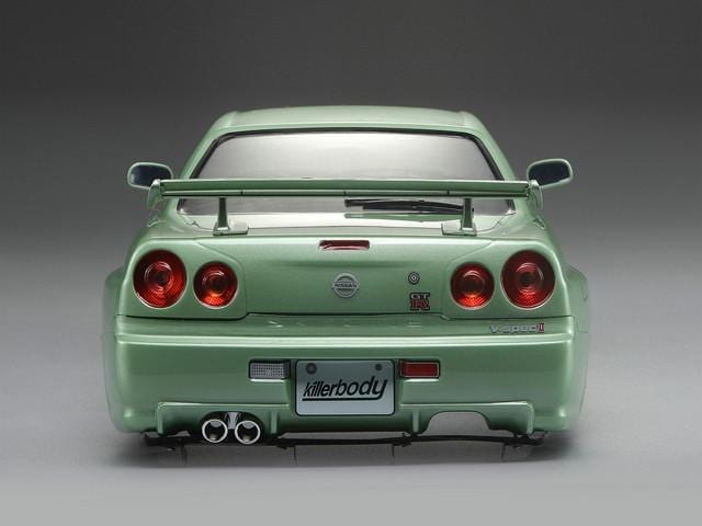 Killerbody 1/10 NISSAN SKYLINE (BNR34)  Finished Body Champagne-green