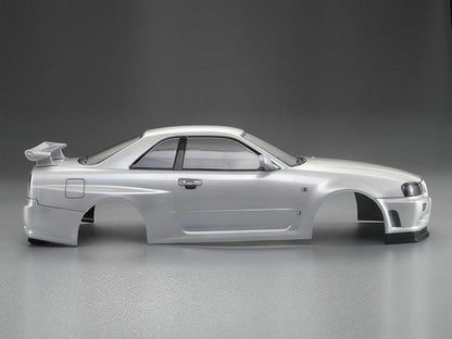 Killerbody 1/10 NISSAN SKYLINE (BNR34) RC Car Finished Body (Pearl-white) #48644