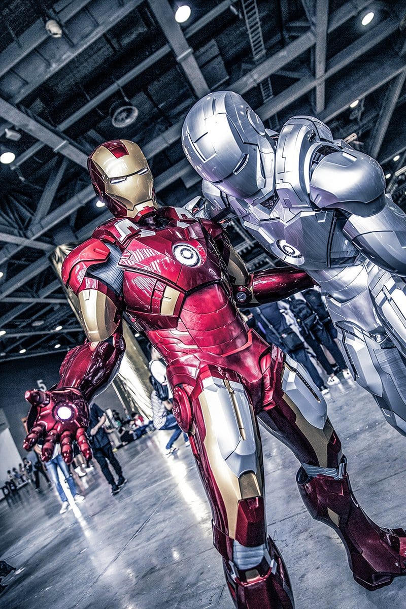1:1 Iron Man MK7 Wearable Armour Finished Version Brushed Silvery( In stock now)