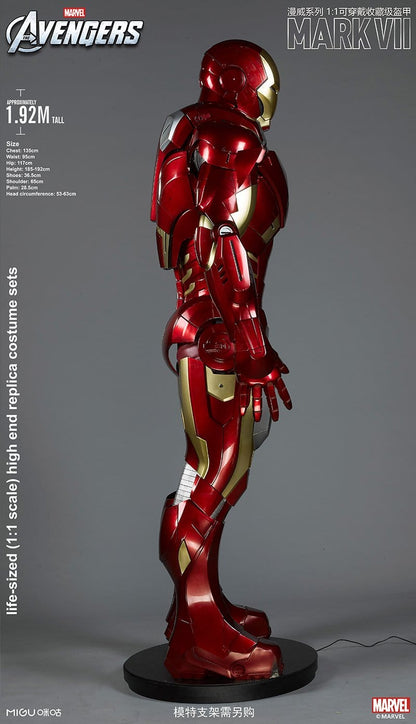 1:1 Iron Man MK7 Suit Life-size Wearable Armour Newly Upgraded Deluxe Version Marvel Licensed($300 is only the deposit!!)