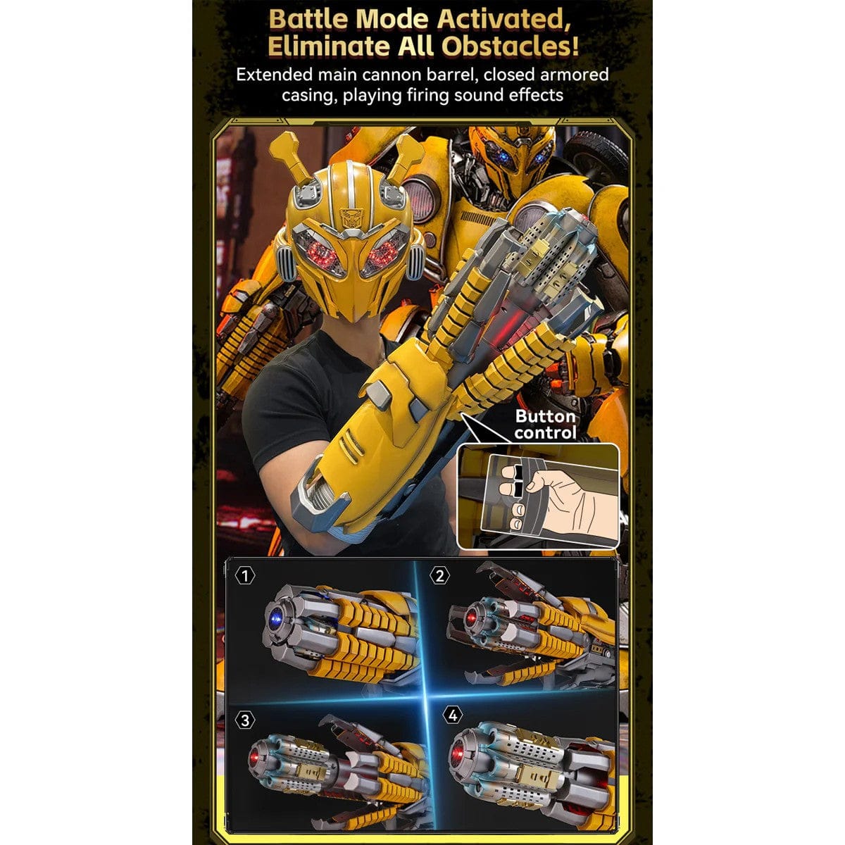 Killerbody TRANSFORMERS Bumblebee Wearable Blaster (available for now!!)