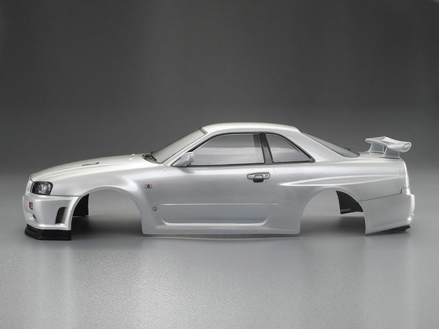 Killerbody 1/10 NISSAN SKYLINE (BNR34) RC Car Finished Body (Pearl-white) #48644