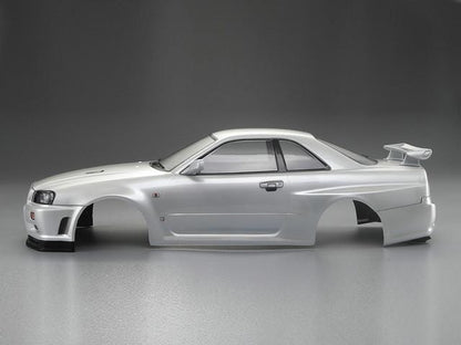 Killerbody 1/10 NISSAN SKYLINE (BNR34) RC Car Finished Body (Pearl-white) #48644