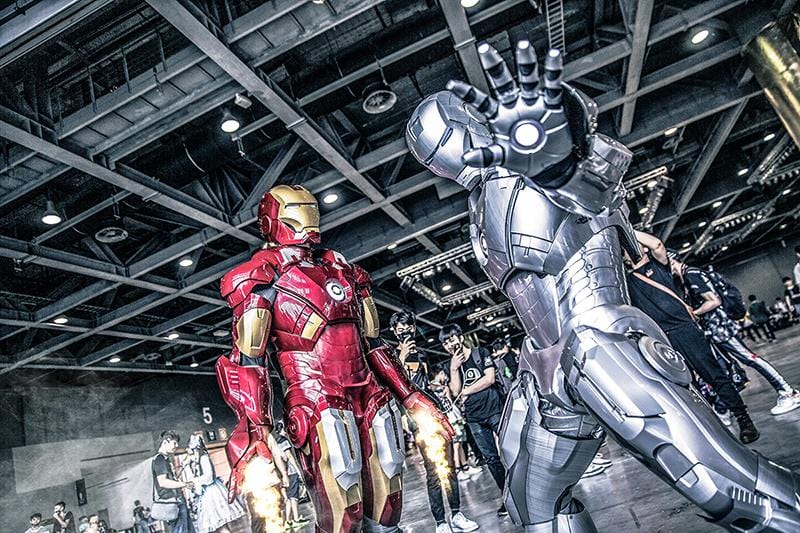 1:1 Iron Man MK7 Wearable Armour Finished Version Brushed Silvery( In stock now)