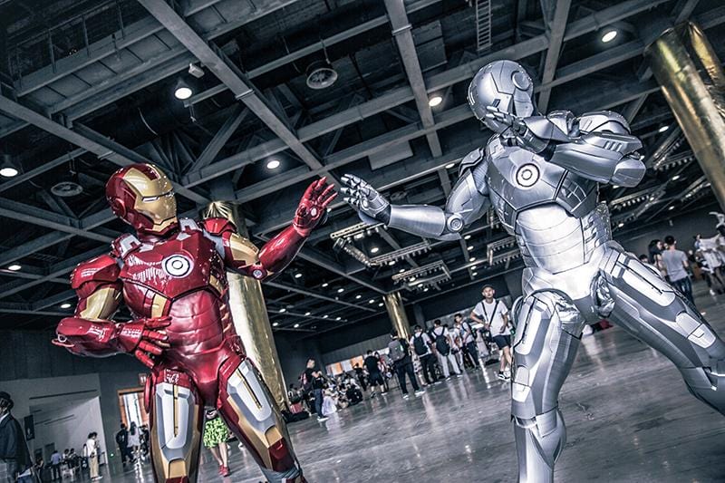 1:1 Iron Man MK7 Wearable Armour Finished Version Brushed Silvery( In stock now)