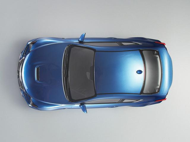 1/10 LEXUS RC F Finished Body Metallic-blue