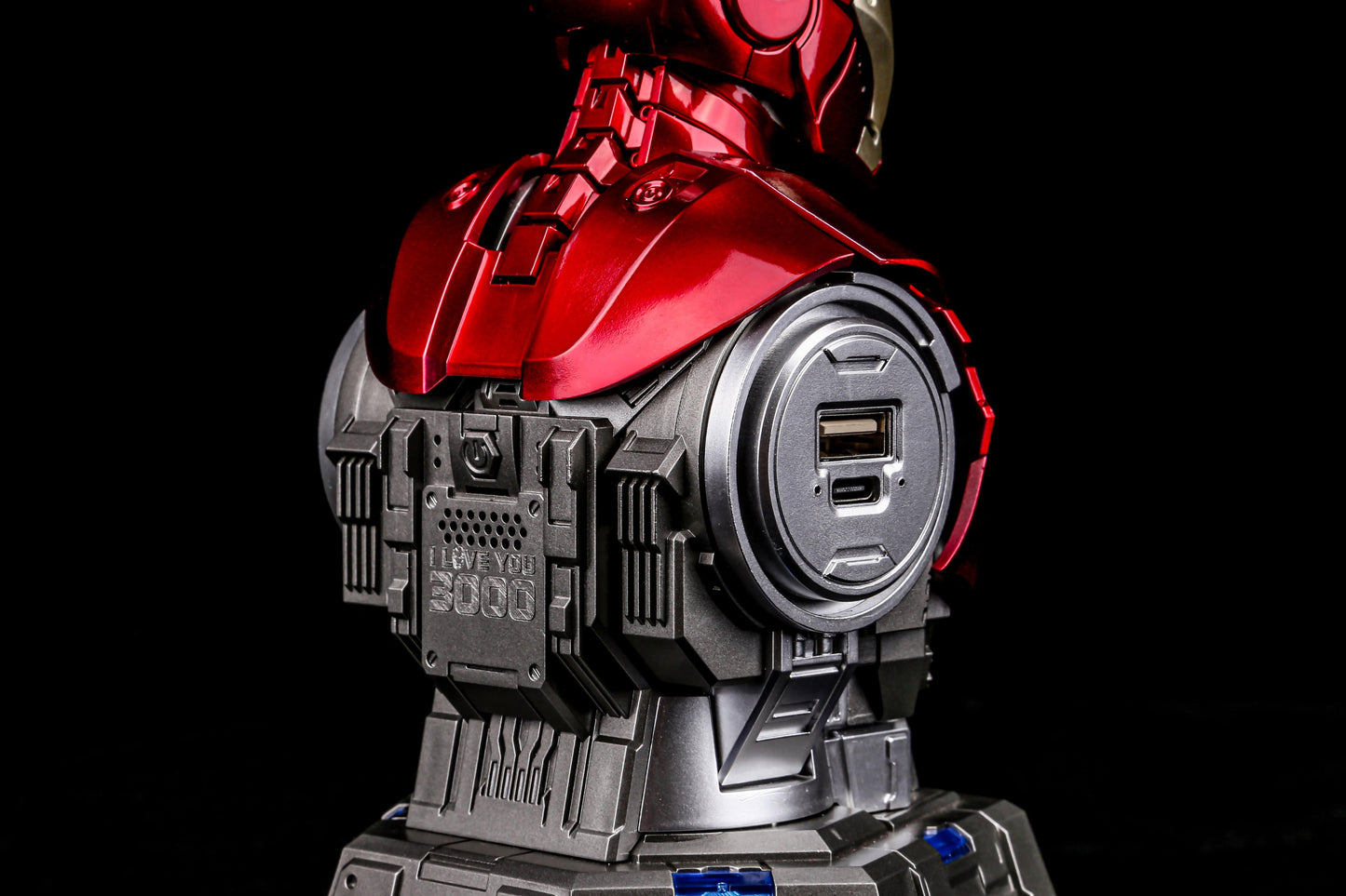 Killerbody Iron Man MK3 Bust Charging Station 3 in 1 Charger Stand