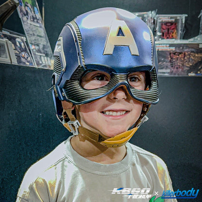 Killerbody 1: 1 Collectible Bluetooth Speaker Captain America Wearable Helmet