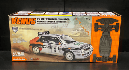 Killerbody 1/10 SCALE R/C RWD HIGH PERFORMANCE RACING CAR CHASSIS & Lancia Delta  Remote Control Car